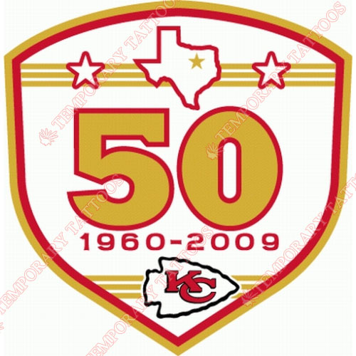 Kansas City Chiefs Customize Temporary Tattoos Stickers NO.570